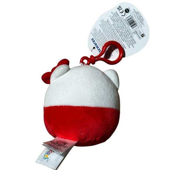 Hello Kitty Boba Sanrio Original Squishmallow 3.5” Clip - Picture 2 of 3